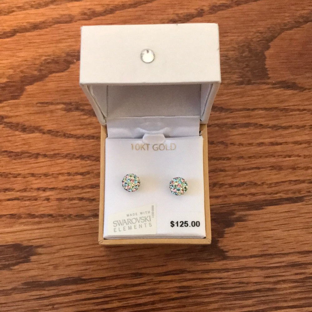 NWT! Multicolored Stud Earrings